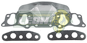 JUNTA MULTIPLE TOYOTA AUTOS Y CMTAS. 85-95 L4 2.4L SOHC “22R, 22RE, 22REC” (MULTIPLE ESCAPE, PUERTO DE “PERA”, CON DEFLECTOR)