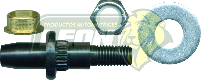 PERNO PUERTA ECONOMICO #41 SIERRA, SILVERADO CORTO Perno: 5/16x1” 7/8 1 Buje, 1 Rondana, 1 Tuerca Ins. NAILON