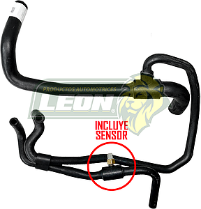 MANGUERA RAD. INF. C-A/A MOTOR ENDURA, C/SENSOR FORD FIESTA L4 1.3L 98-01 (96FB18K359AK)