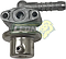 REGULADOR PRESION GASOLINA VW JETTA A3 93-99 1.8, 2.0L, GOLF A3 93-99 1.8, 2.0L (PRESION 3 BAR) BRUCK