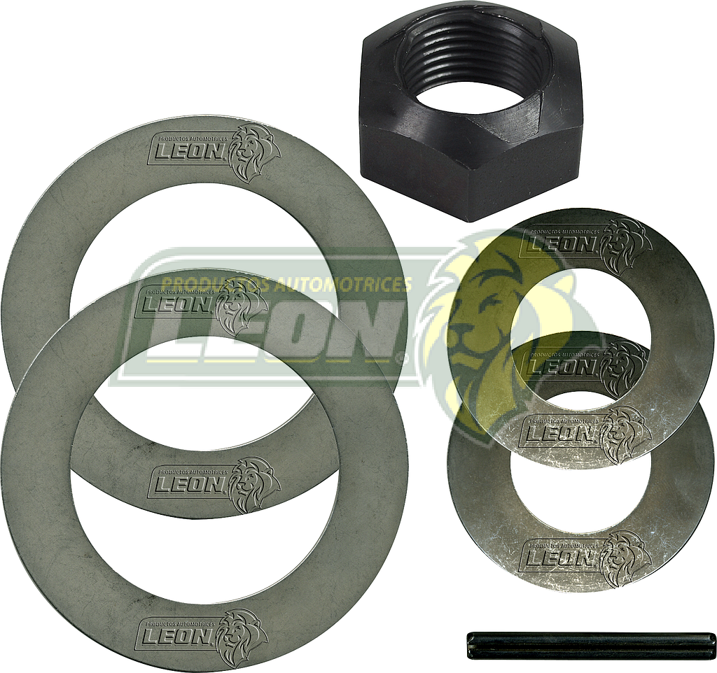 RONDANAS, TUERCA Y PERNO  DE EMPUJE CAMIONETA DOBLE RODADO (JGO c/6 pz.) 756297X