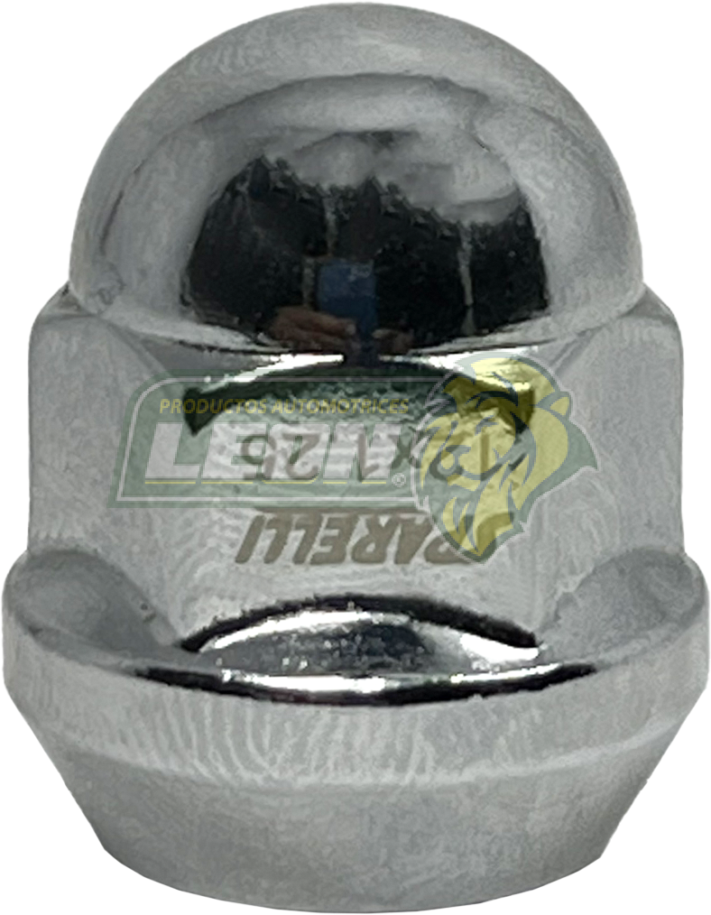 TUERCA CROMADA CONICA TAPADA PONTIAC MATIZ T/O 12x1.25mm LL.17mm