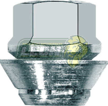 TUERCA CONICA PASADA CONO FLOTANTE FORD FIESTA 03, COURIER, TRANSIT CONNECT DIESEL Y GASOLINA 94-07, KA, FUSION, ESCORT, MONDEO 12x1.50mm LL.19mm