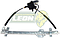 ELEVADOR ELECTRICO VW GOLF A2 1.8L 88-92, JETTA A2 1.8L 88-92 DELANTERO (L) CON MOTOR