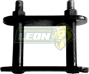 COLUMPIO MUELLE SUSPENSION NISSAN 5/8” C/TUERCAS 12x1.25 mm LL. 3/4 (ESPACIO ENTRE PERNOS 63.5 mm) (PUNTO VERDE)