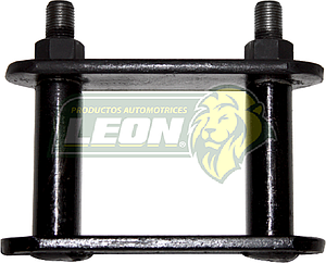 COLUMPIO MUELLE SUSPENSION NISSAN 20 mm C/TUERCAS 12x1.25 mm LL. 3/4 (ESPACIO ENTRE PERNOS 70 mm) (PUNTO AMARILLO)