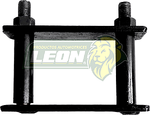 COLUMPIO MUELLE SUSPENSION NISSAN NP300 3/4 C/TUERCAS 12x1.25 mm LL. 3/4 (ESPACIO ENTRE PERNOS 80.5 mm)