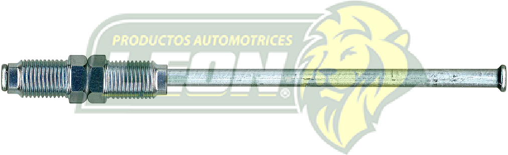 TUBO ACERO P/FRENO ABOC. INV. TOYOTA CON CONEXIONES 10x1.0 mm LARGA 12” IMPORTADO