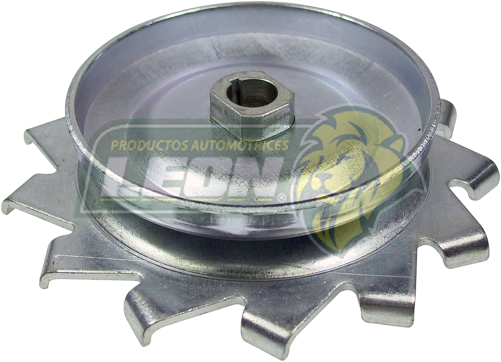 POLEA ALTERNADOR VW M.1600i VOCHO, COMBI, SAFARI, BRASILIA (P-VWA) GALVANIZADA “BLANCA” LODI