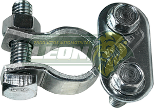 TERMINAL BATERIA ALUMINIO PLACA UNIVERSAL DE DOS TORNILLOS (PLACA DE ACERO) REFORZADA CALIBRE 10