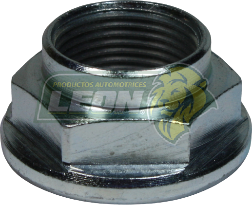 TUERCA CAMPANA C/CAÑON TOYOTA HIACE 05-16, TACOMA, HILUX 04-16, 4RUNNER 02-16, LAND CRUISER 90-16 R.T. 22x1.50 mm HEX. 30 mm ALT. 18.5 mm