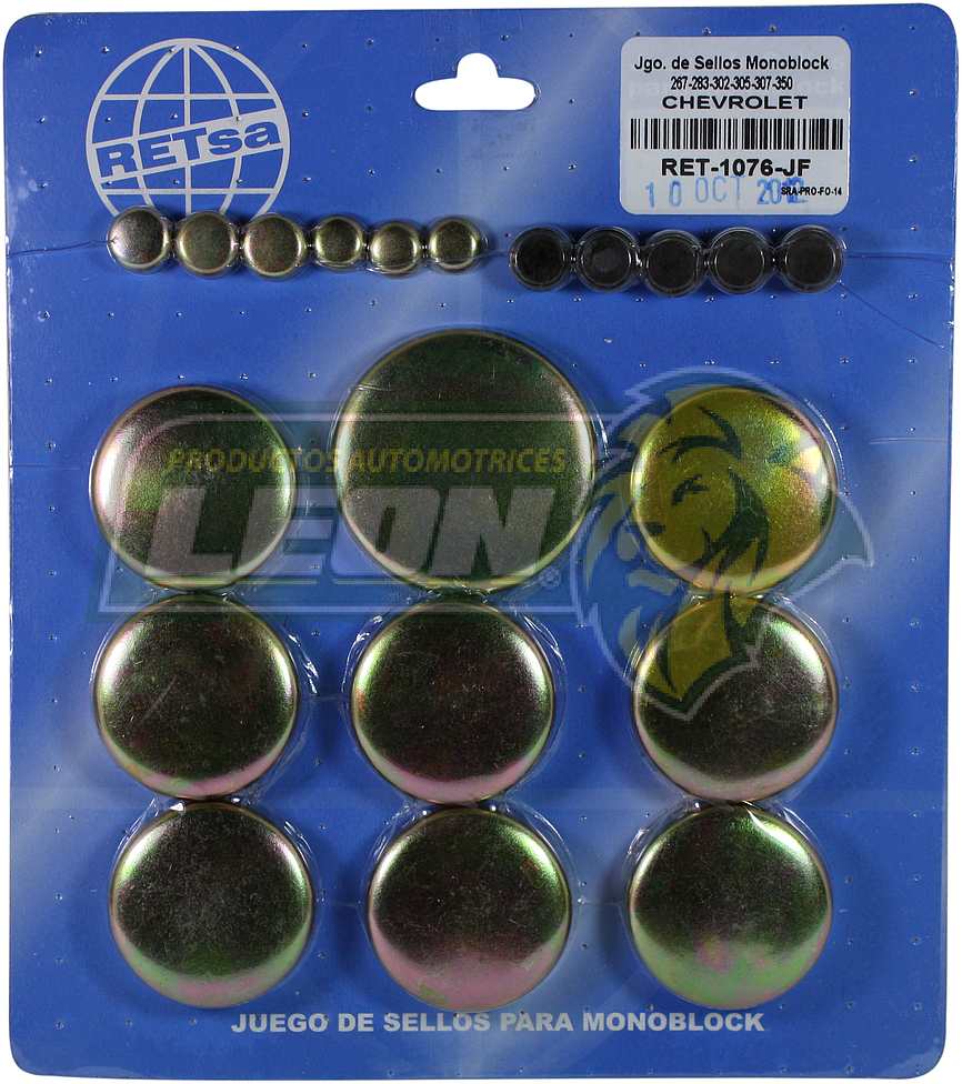 JUEGO SELLO MONOBLOCK G.M. M.267, 283, 302, 305, 307, 327, 350 FIERRO