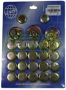 JUEGO SELLO MONOBLOCK PERKINS 354 FASE I Y II 6 Cil. FIERRO