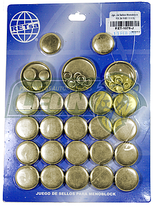 JUEGO SELLO MONOBLOCK PERKINS 354 FASE I Y II 6 Cil. LATON