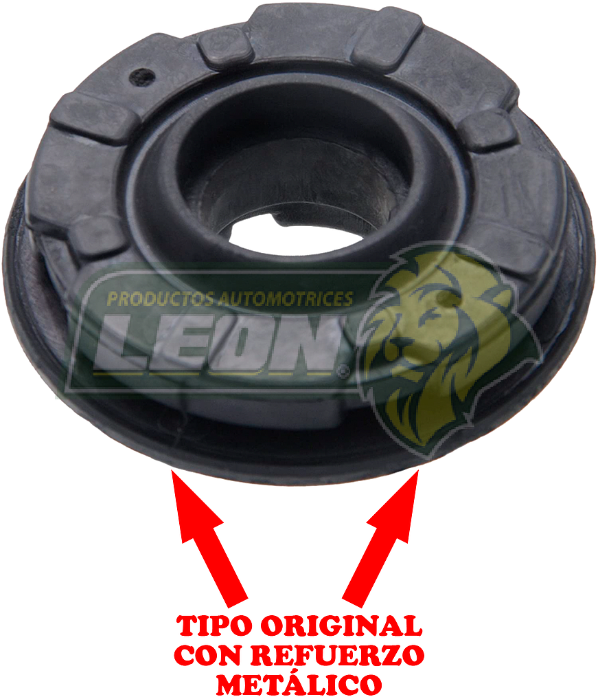 GOMA TIRANTE SUSPENSION TOYOTA HIACE 2005Æ (1 pza.) T/O C/REFUERZO METALICO BRUCK