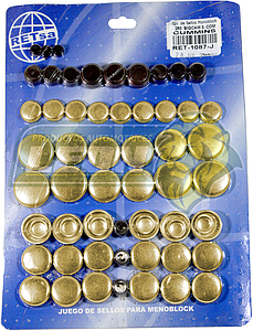 JUEGO SELLO MONOBLOCK CUMINS 250 HASTA BIG CAM 3 (JUEGO COMPLETO) LATON