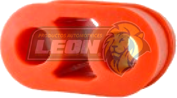 SOPORTE ESCAPE G.M. CORSA, MATIZ NARANJA