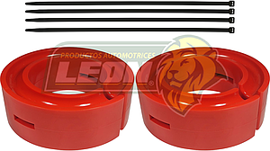 AUMENTO o ESTABILIZADOR DE RESORTE DE SUSPENSION Ø: 6.5” ALT.: 3/4 NARANJA (KIT)