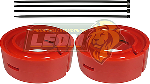 AUMENTO o ESTABILIZADOR DE RESORTE DE SUSPENSION Ø: 6.5” ALT.: 7/8 NARANJA (KIT)