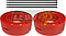 AUMENTO o ESTABILIZADOR DE RESORTE DE SUSPENSION Ø: 6.5” ALT.: 7/8 NARANJA (KIT)