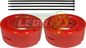 AUMENTO o ESTABILIZADOR DE RESORTE DE SUSPENSION Ø: 6.5” ALT.: 1” NARANJA (KIT)