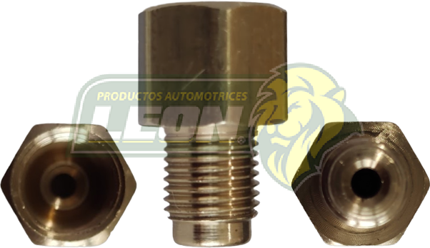 CONEXION ADAPTADOR BOMBA DE FRENOS HEMBRA ABOC. INV. 12x1.0 mm - MACHO 10x1.0 mm