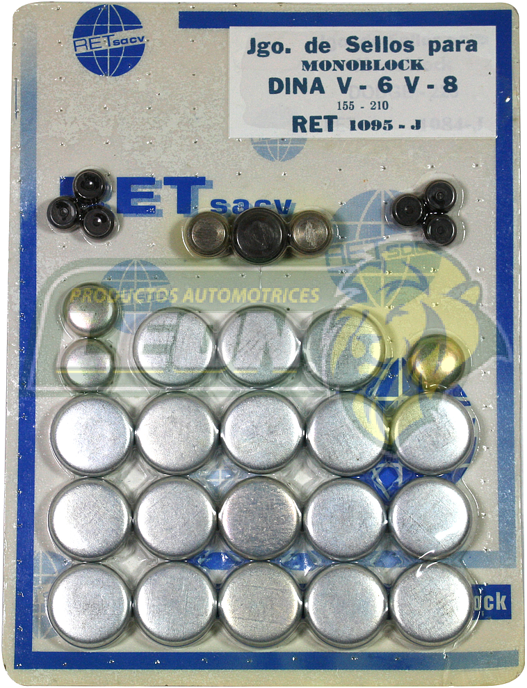 JUEGO SELLO MONOBLOCK CUMMINS 155 DINA V6 FIERRO
