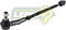VARILLA DIRECCION VW JETTA A4 99-15 2.0L, BEETLE 98-11 2.0L, AUDI A3 96-03 1.8T, SEAT LEON 01-06 1.8L (CON TERMINAL REFORZADA COMPLETA IZQUIERDA HIDRAULICA) (ESPECIAL MERCADO MEXICANO)