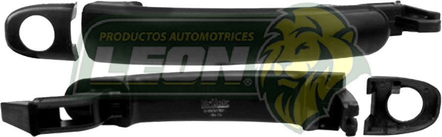 MANIJA EXTERIOR PUERTA DELANTERA VW JETTA A4 99-15 2.0L, GOLF A4 99-07 2.0L, POLO 03-07 1.6L, LUPO 05-09 1.6L (SIN CILINDRO CON ORIFICIO PARA LLAVE IZQUIERDA DERECHA)