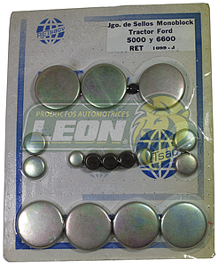 JUEGO SELLO MONOBLOCK FORD TRACTOR M.5000, 6600 FIERRO
