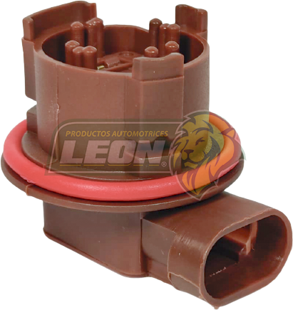 SOQUET 2 POLOS PARA FOCO H7 G.M. ASTRA, ZAFIRA (FARO VALEO) “CAFE” A298, 9118797, 12260630 2T.