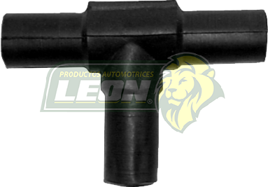 CONECTOR TEE CAUCHO DE 3/8