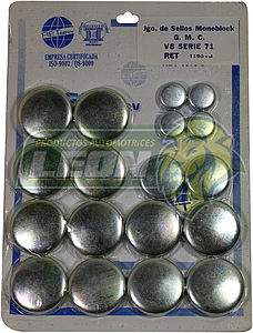 JUEGO SELLO MONOBLOCK G.M. G.M.C SERIE 71 V8 FIERRO