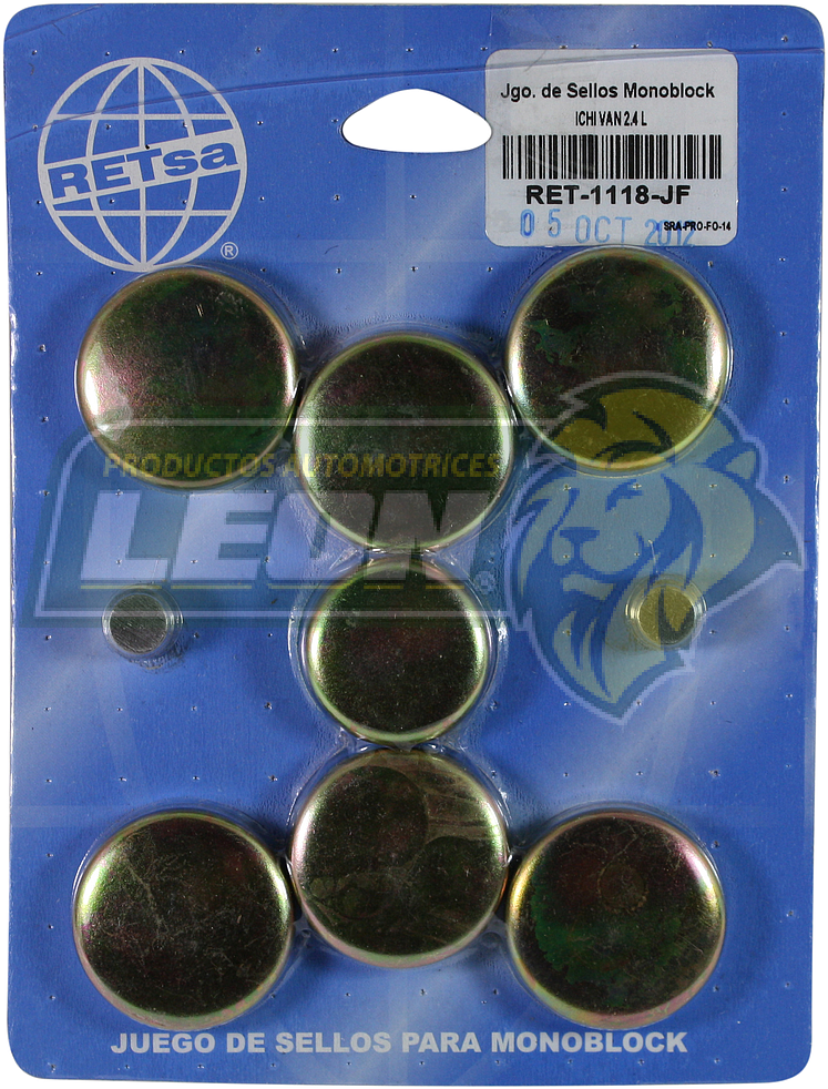 JUEGO SELLO MONOBLOCK NISSAN ICHI-VAN 2.4L FIERRO