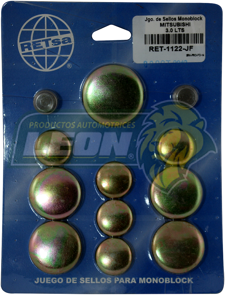 JUEGO SELLO MONOBLOCK MITSUBISHI 3.0L. 6 Cil. FIERRO