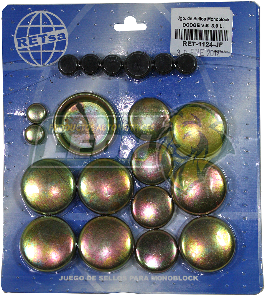 JUEGO SELLO MONOBLOCK DODGE V6 3.9L FIERRO