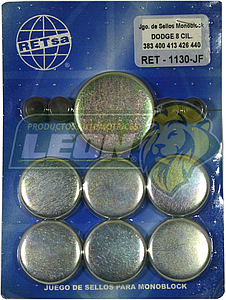 JUEGO SELLO MONOBLOCK DODGE 6 Cil. M.383, 400, 413, 426, 440 FIERRO