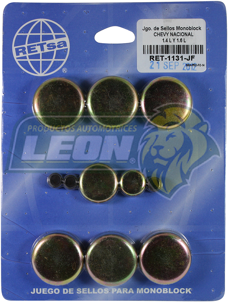 JUEGO SELLO MONOBLOCK G.M. CHEVY NAC. M.1.4, 1.6L FIERRO