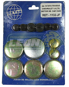 JUEGO SELLO MONOBLOCK G.M. 1.4L M.305 C401 C402 FIERRO
