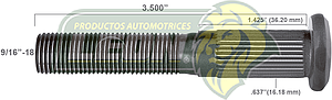 BIRLO RUEDA G.M. C-30 DOBLE RODADO 71-96 R.T.