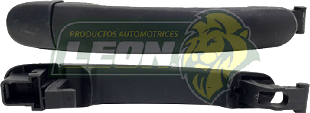 MANIJA PUERTA EXTERIOR VW VENTO 14-19 1.6L, JETTA A4 11-18 2.5L, NEW BEETLE 11-19 2.0T, POLO 13-19 1.6L, TIGUAN 08-17 2.0 TSI, SEAT IBIZA 09-17 1.6L (SIN ORIFICIO DE LLAVE DELANTERA) (NEGRO) (L., R.)