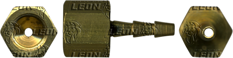 CONEXION COPLE PARA MANGUERA BAJA PRESION MANGUERA A TUBO HEMBRA ØI DE MANG.: 3/8 R. DE TUBO: 1/4