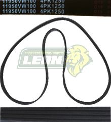 BANDA POLY-V MOTOR D.H. NISSAN URVAN 2.4L 00-08 (4PK1250) (K040490) BRUCK