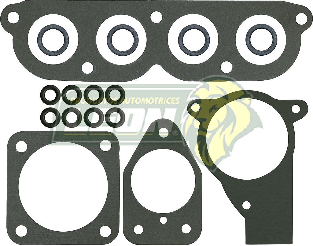 JUNTAS SISTEMA MPFI VW DERBY, JETTA, COMBI PANEL MOTOR 4 CIL. 1800 CC VW SEDAN 1600 CC. TBI VW 1600