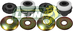 GOMA TIRANTE SUSPENSION FORD BRONCO U150 4X4 80-96, F100 4X2 80-86, F150 4X2 80-86, F150 4X4 80-86, F250 4X2 80-98, F350 4X2 80-98, MICROBUS 80-98 (K-8359, 64370, 56203) (JGO. c/10 pz.) POLIURETANO NEGRO