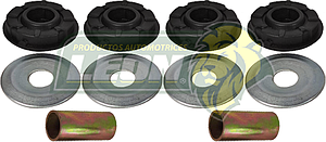 GOMA TIRANTE SUSPENSION HIACE 2005Æ (10 pzas. INCLUYE CHAROLAS) POLIURETANO NEGRO