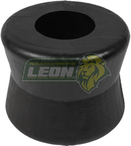 GOMA AMORTIGUADOR NISSAN NP300, URVAN, TOYOTA HIACE “CONICA o MOÑO” ØI: 18.82 mm, ØE: 39.45 mm, H: 32.1 mm POLIURETANO NEGRO