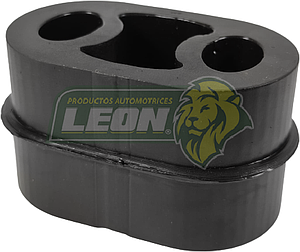 SOPORTE ESCAPE G.M. CHEVY 94-12, MONZA 94-04 “TRASERA” (6560) POLIURETANO NEGRO