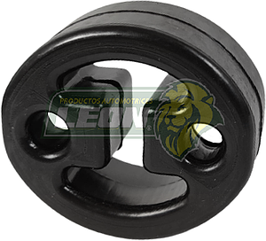 SOPORTE ESCAPE NISSAN TIIDA, NOTE 14-18, SENTRA 13-16, VERSA 12-19, JUKE 12-17 “GALLETA”POLIURETANO NEGRO
