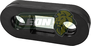 SOPORTE ESCAPE CHRYSLER DART K, SHADOW 1995, SPIRIT 89-95 INTERMEDIO (6549) POLIURETANO NEGRO